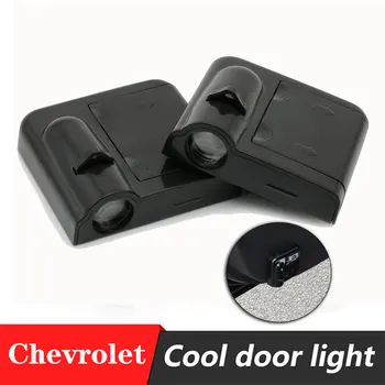

2pcs Car Logo welcome Door light LED Projector Lamp For Chevrolet Cruze Captiva Aveo Lacetti Ghost Shadow Light