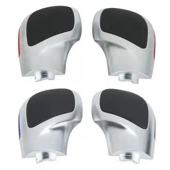 

2Pcs Shift Knob Head Sticker Gear Shift Knob Gear Side Cover Matt Leather for DSG Automatic Gearbox