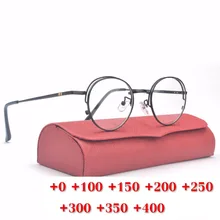 Blue Light Blocking Reading Glasses Frame Women Ultralight Cat Eye Presbyopic Hyperopia Reader Round Eyewear+1.0+1.5 NX