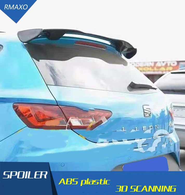 Спойлер для Seat LEON 2008-2018 Автомобильный задний спойлер из ABS материала ibiza ACS заднее