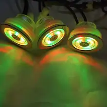 10 шт. встраиваемый водонепроницаемый RGB светодиодный подводный массаж jaccuzzi горячая ванна air jet светодиодный свет с адаптером 1 шт. без контроллера