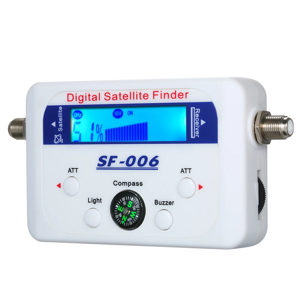 

Digital Satellite Finder Mini Digital Satellite Signal Finder Meter with LCD Display Digital Satfinder with Compass