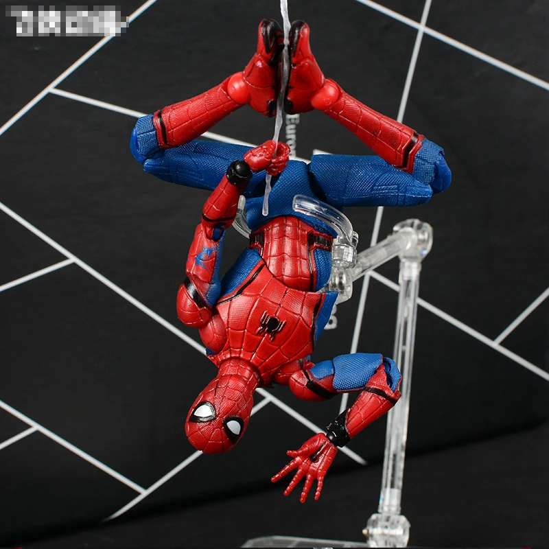 Mafex047 Marvel Spiderman Super Hero Avengers Spider Man Peter Parker Homecoming  Ver. Pvc Action Figure Collectible Model Toys - Action Figures - AliExpress