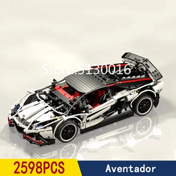 

In Stock 2598PCS Technic Series Aventador Pirelli Edition Super Racing Car Model Building Blocks MOC Bricks Toys 0022 F1
