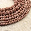 Buddhist Rudraksha Beads Jewelry Making Mala Prayer 108Pcs Bodhi Bead Stone Tibetan Buddhism Bracelet Chakras Meditation Z714 ► Photo 1/3