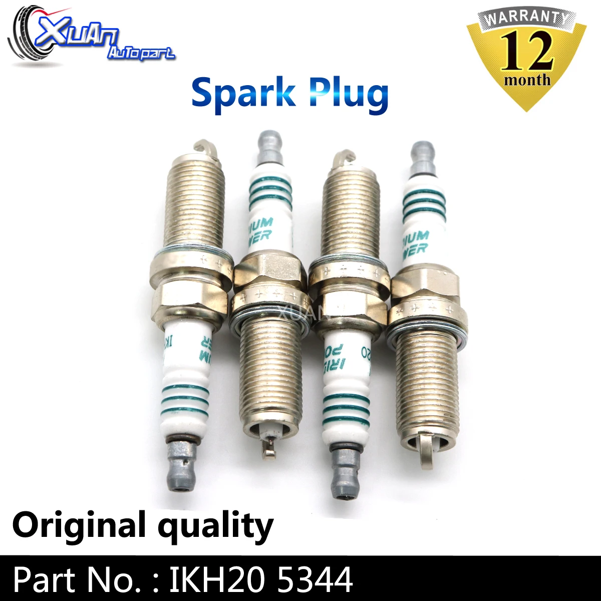 XUAN 4 шт./лот иридиевая Свеча зажигания IKH20 5344 для Toyota Honda Subaru Lexus Volvo Acura NISSAN MITSUBISHI JEEP