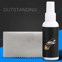 60 мл гитарный Бас Струнный инструмент чистящее средство для струн полировки чистящая ткань Набор музыкальных инструментов аксессуары