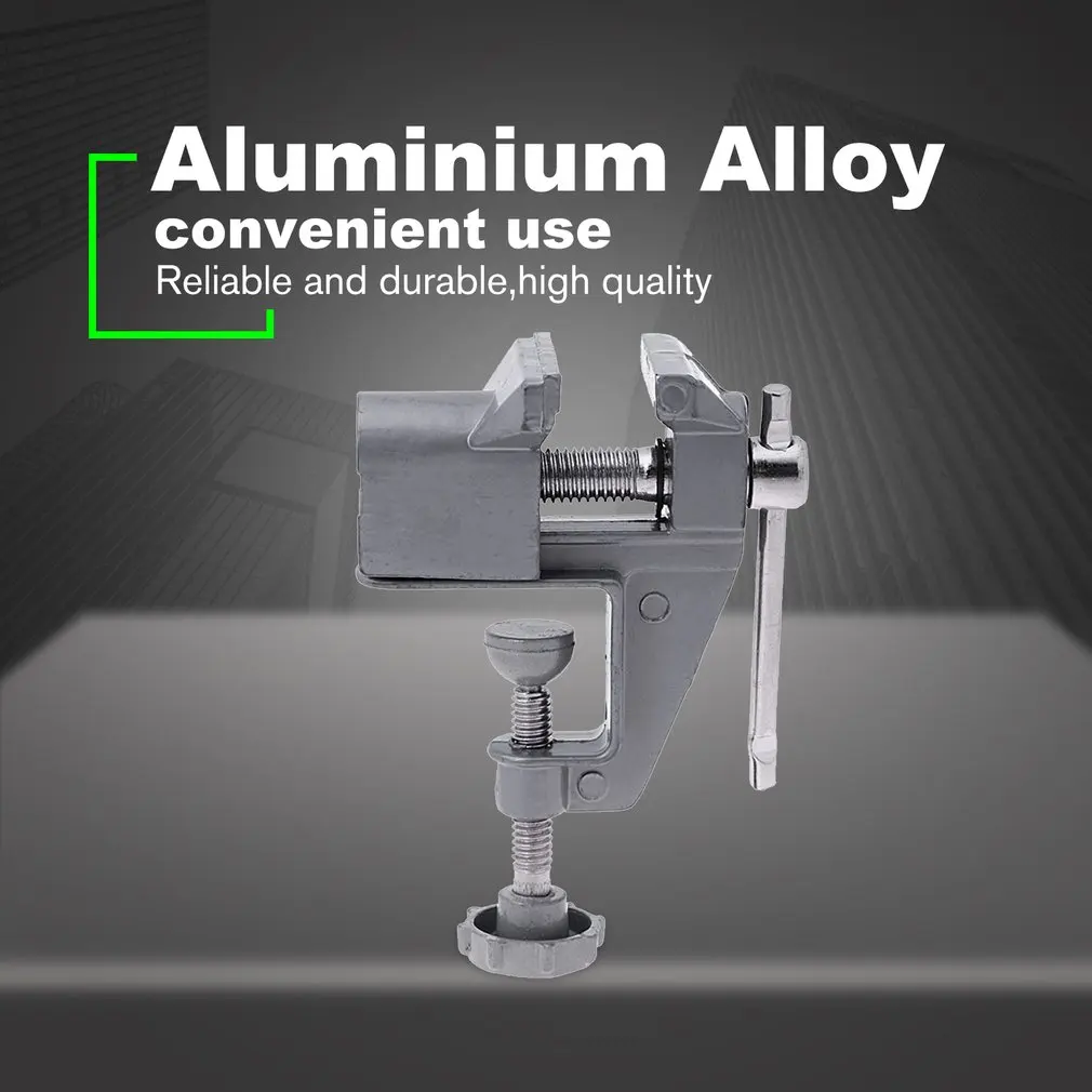 

Universal Mini Bench Vise Aluminium Alloy 30mm Table Screw Vise Bench Clamp Screw Vise for DIY Craft Mold Fixed Repair Tool