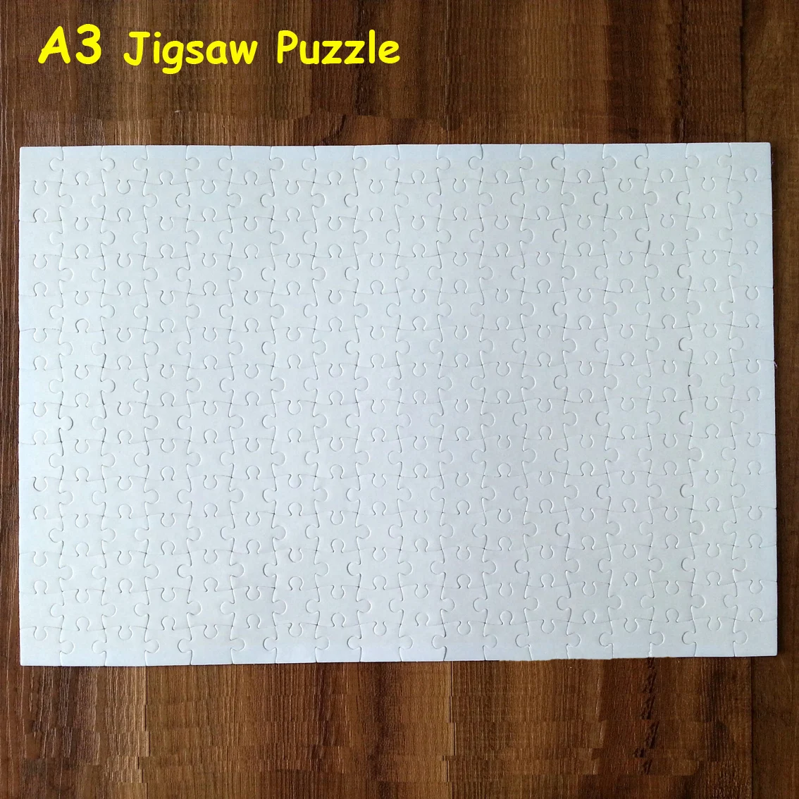 Free Shipping 15pcs/lot Sublimation Blank A3 Puzzle DIY Craft Jigsaw Puzzle For Sublimation Ink Transfer