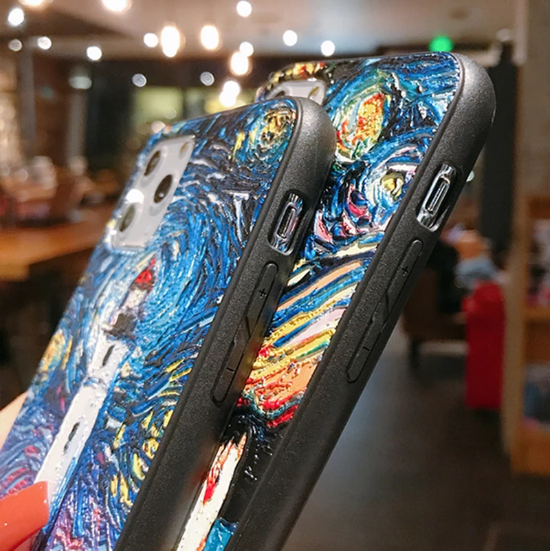 3D рельеф с тиснением и изображением ТПУ для мобильного телефона xiao Mi 10 Redmi Note 7 8 6 5