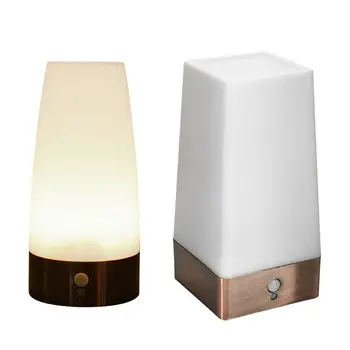 

Induction Night Light Motion Sensor Warm Soft Lighting Bedside Lamp Office Home