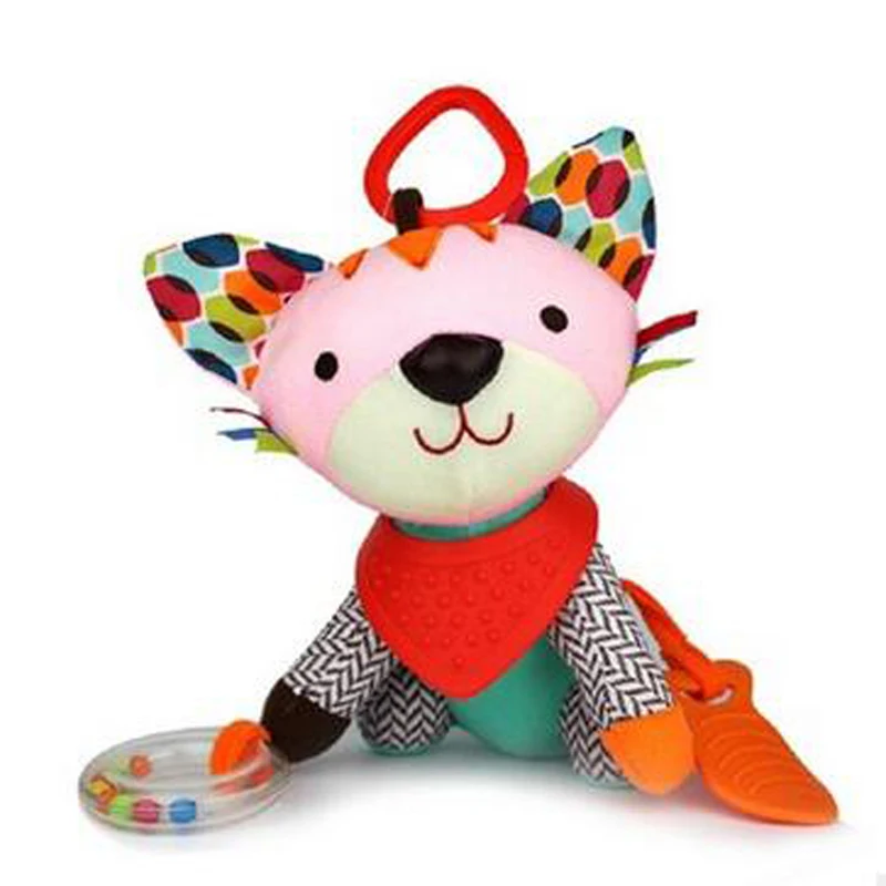 Style Baby Rattles Toys Mobile Baby Tooth Wind Hand Rattle Bed Sticks Hanging Toys Bell Ringing Molar Chimes