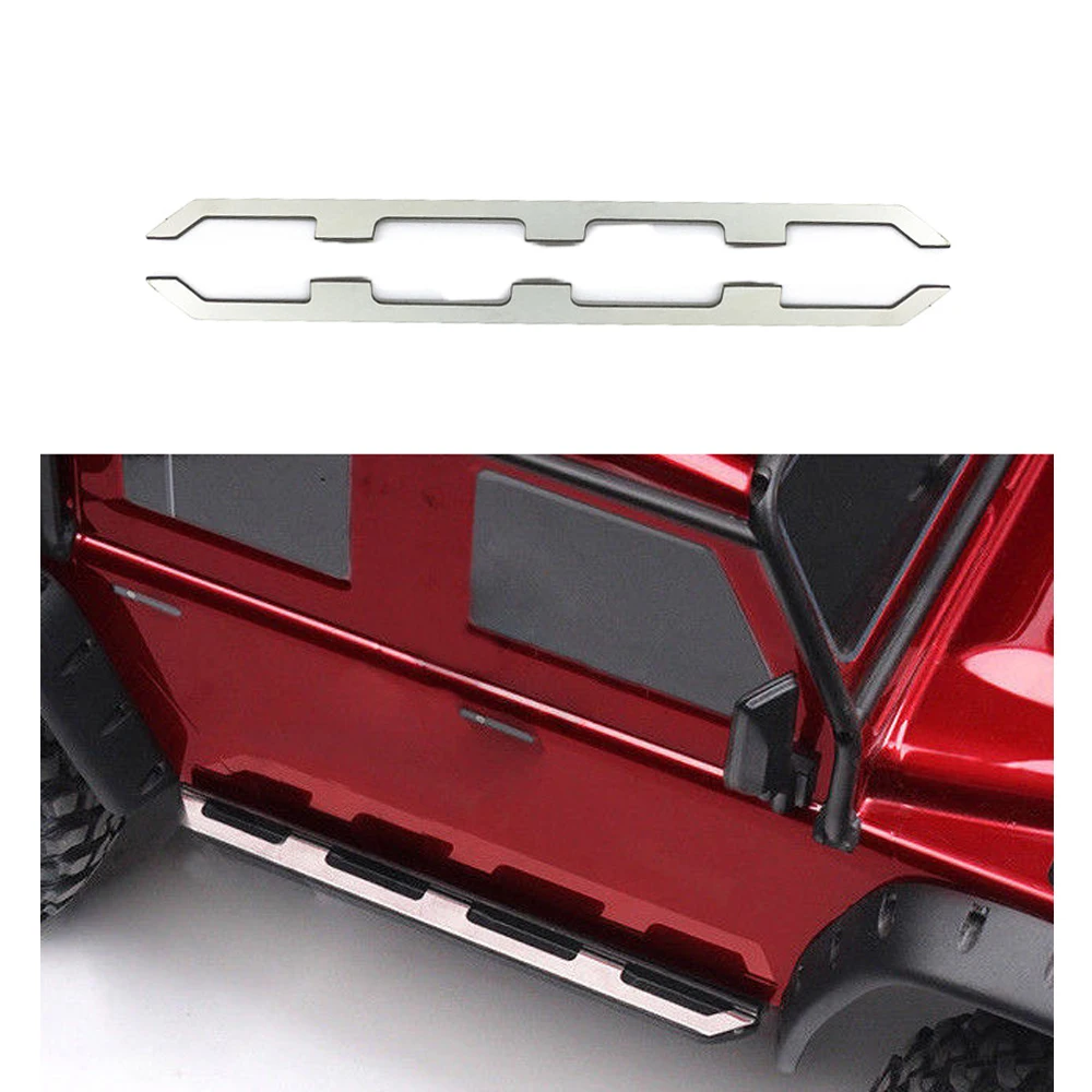 

1pair Metal Side Pedal Plate Chassis Protection Upgrade Part For 1/10 RC Crawler Car Traxxas TRX4 TRX-4