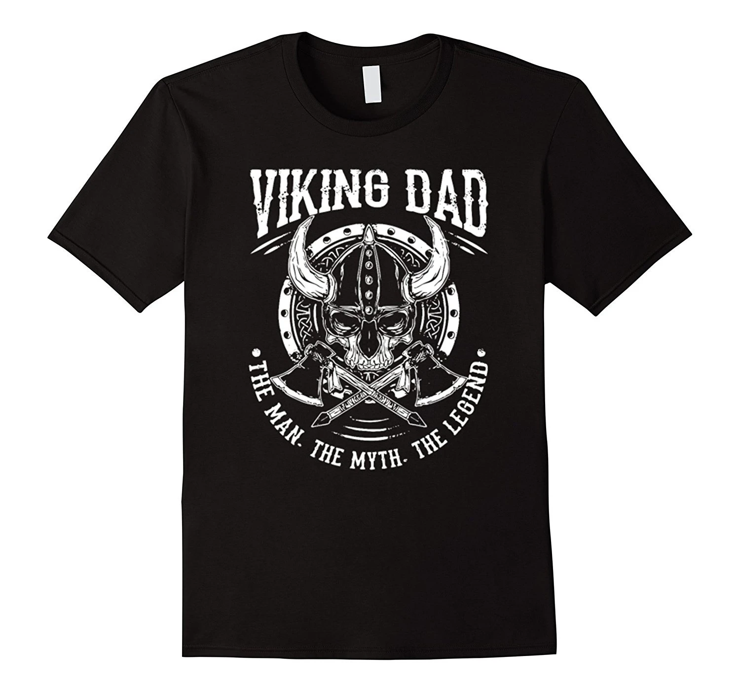Viking Dad Valhalla Рубашка мужская футболка графическая |