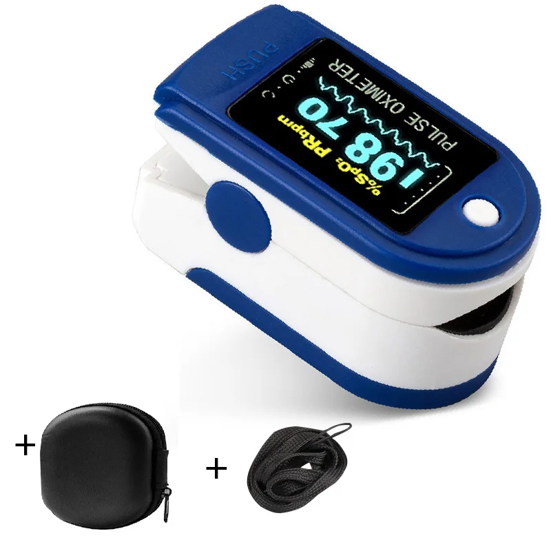 Medical Oximetro Finger Pulse Oximeter OLED blood oxygen Heart Rate Saturation Meter Medical Oximetro de dedo Saturometro Monit afbeelding