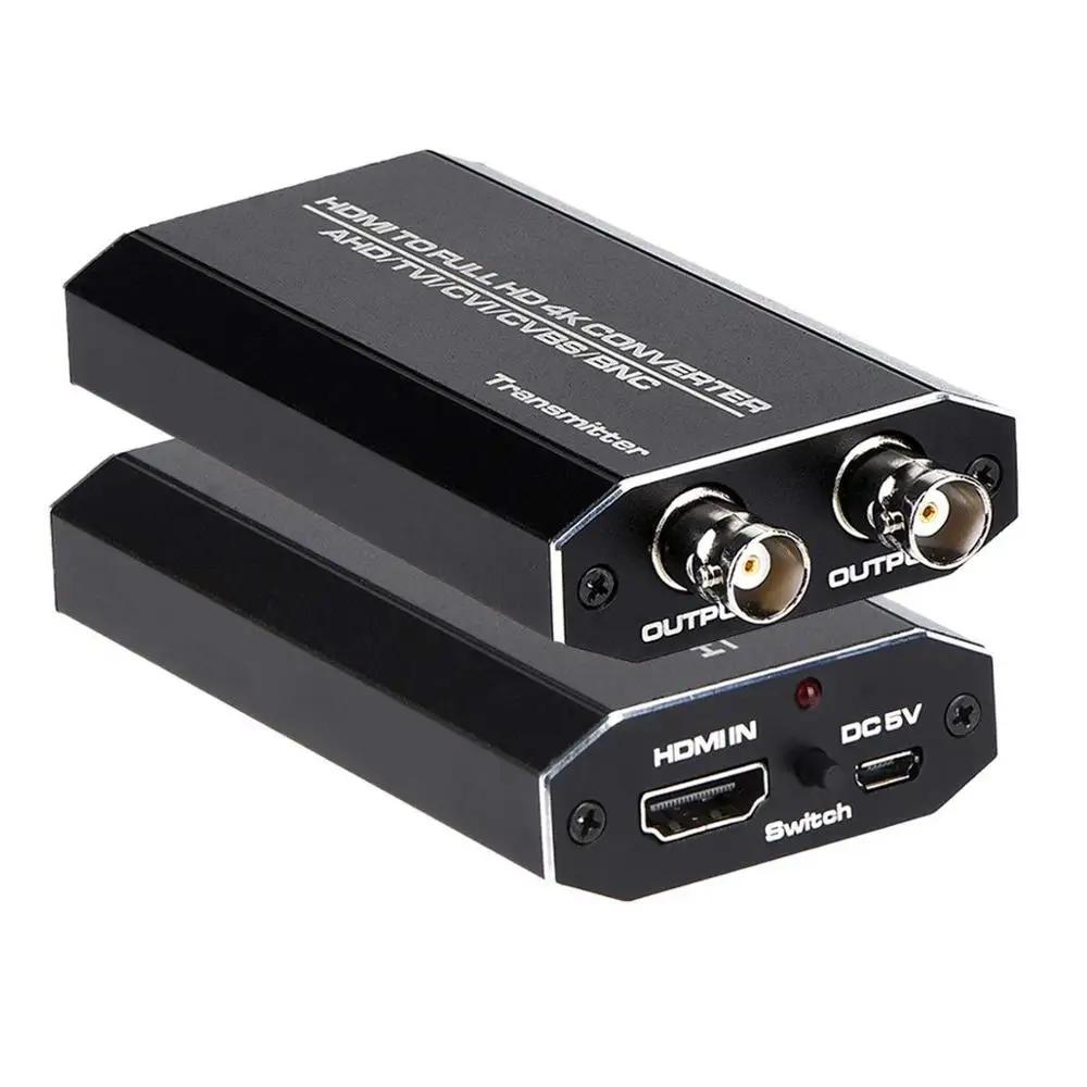 Адаптер преобразователь hdmi ahd Full HD 1080P для мониторов HDTV видеосигнала HDMI в TVI CVI AHD CVBS
