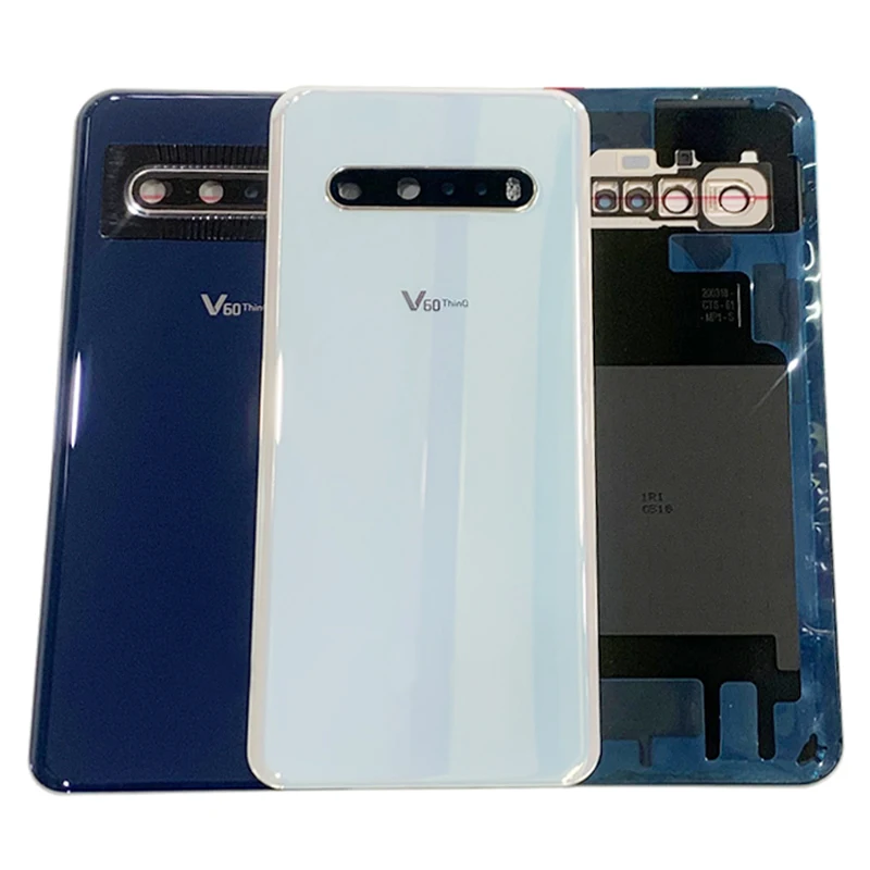 Back Battery Cover Rear Door Panel Housing Case For LG V60 ThinQ 5G Battery Cover with Lens Frame Replacement Parts