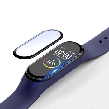 

High Quality 1Pcs 3D Watch Screen Protector Full Soft Protective Glass for Xiaomi Mi Band 4 Smart Watch Band Smart Accessories