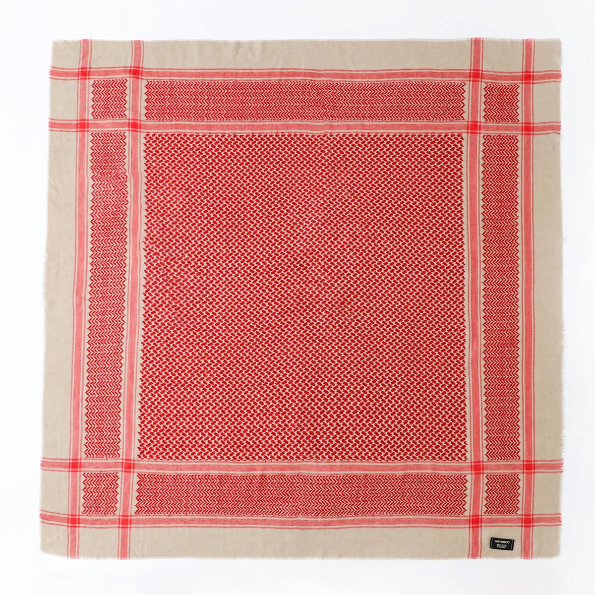 High Quality Wool Men's Turba Muslim Kerchief Arabian Turba Dubai Headband Saudi Men's Head Scarf Red Plaid Hood Keffiyeh mens white scarf