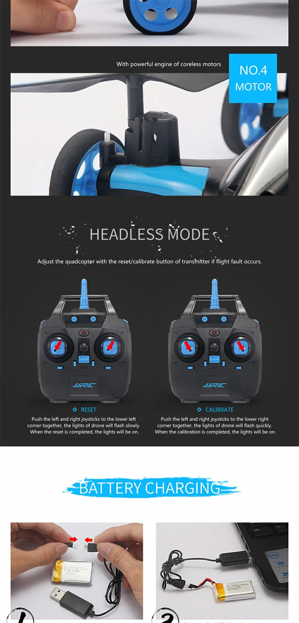 jjrc h36 calibration