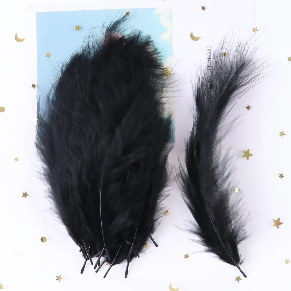 Turkey Feathers Fluffy Marabou 10-15cm Natural For Crafts Jewelry Making Wedding Party Decorative Dream Catcher