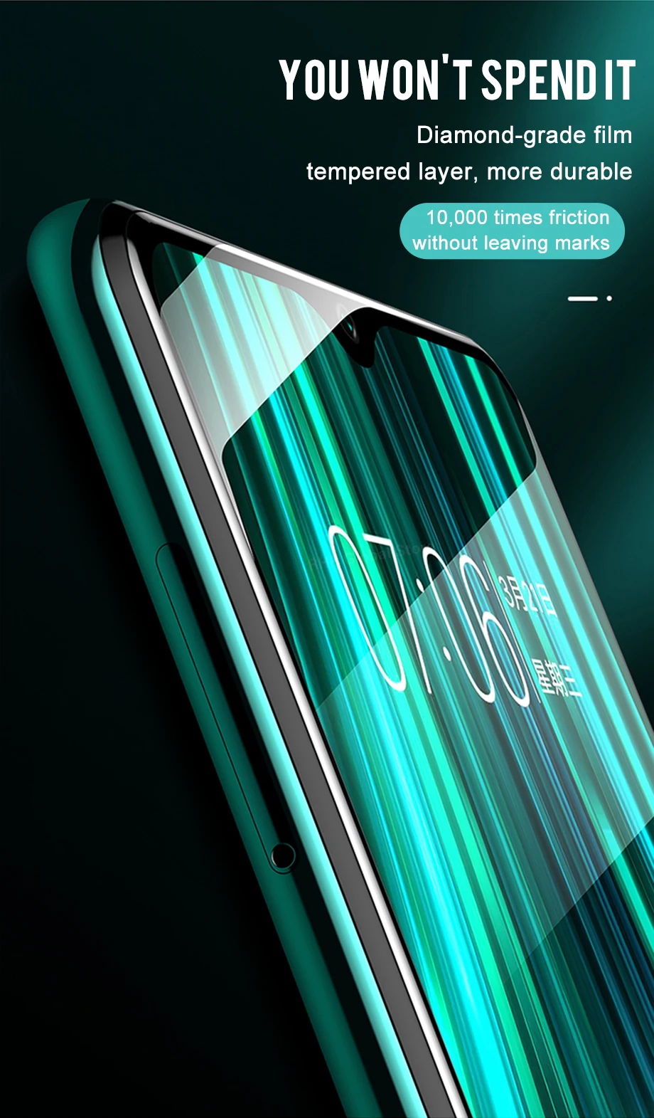 Защитное стекло для Xiaomi redmi 7 7A 8 8A Защитная пленка для экрана для redmi Note 7 8 8T K20 Pro K30 полное покрытие закаленное стекло