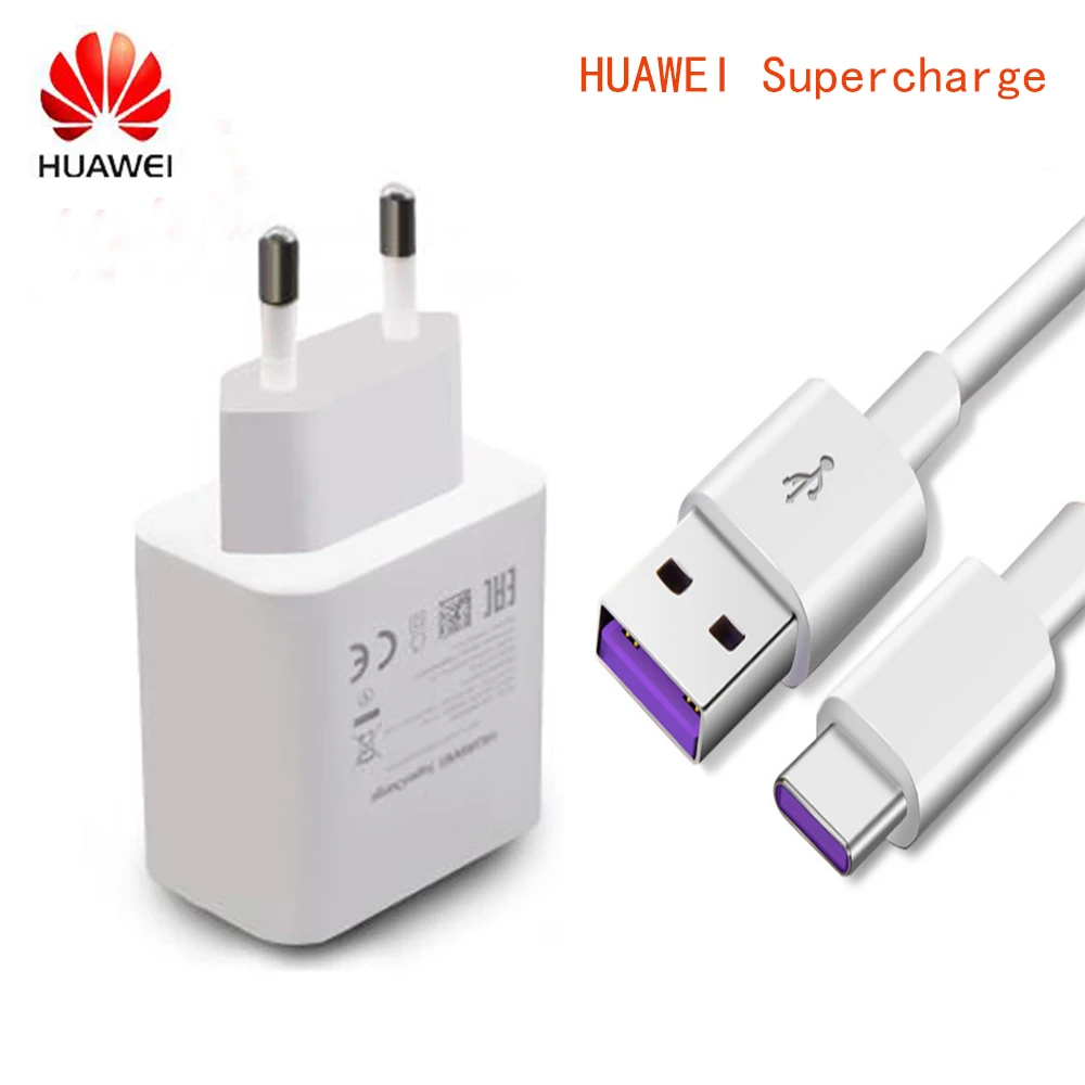 

Original Huawei 4.5V 5A Supercharge Quick Charger For Huawei P20 Pro P20 Lite Mate 10 Mate 20 Pro 5A Type C-Cable