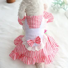 

Dog Dresses Daisy Maid Outfit Lolita Teddy Cat Princess Doggie Dress for Small Dogs with Flowers Wedding DresseDecor Dog Clothes