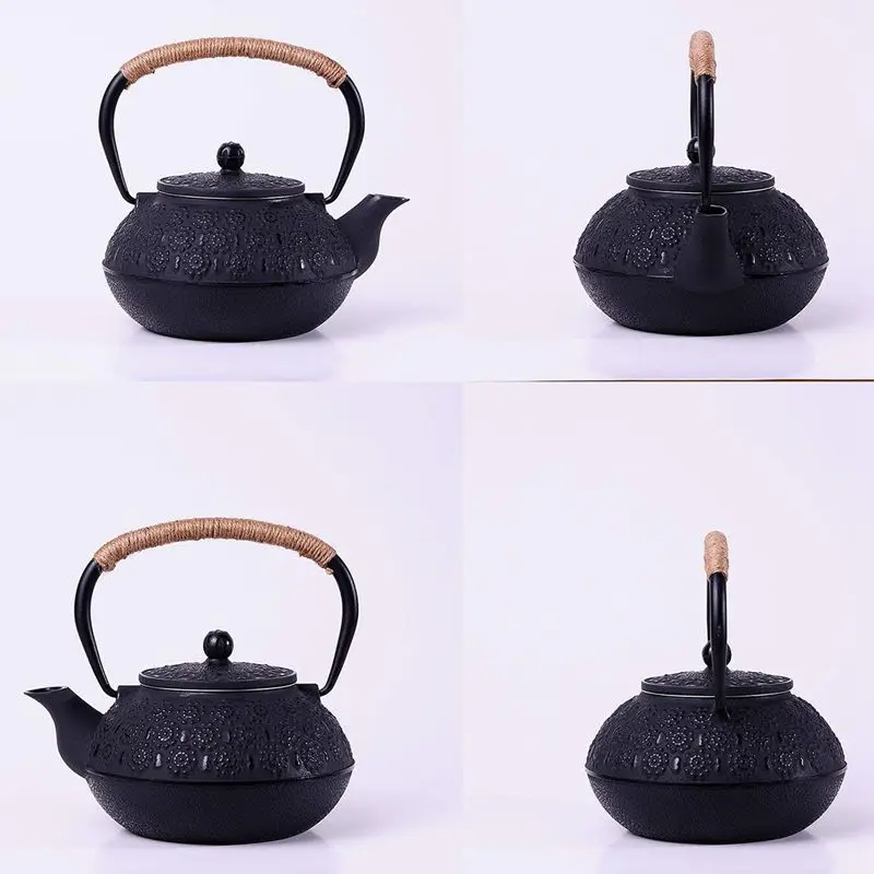 Японский чугунный чайник с заваркой/ситечко, цветущая вишня 30 унций(900 мл