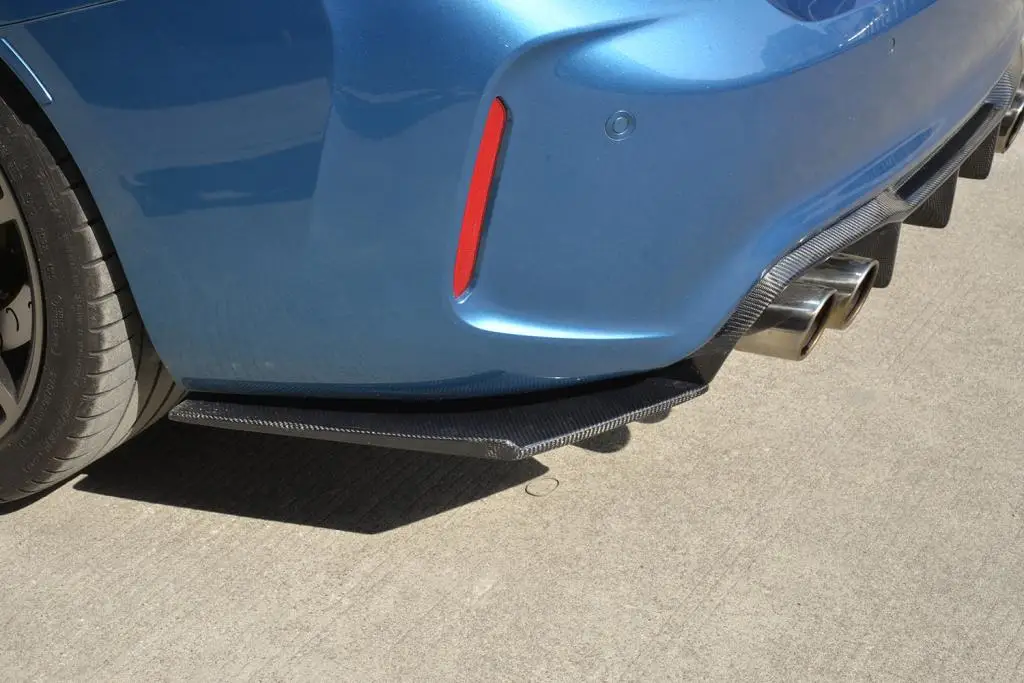 Кованый углерод волокно наборы для тела BMW F87 M2 передняя губа задний диффузор задний багажник спойлер сторона юбки
