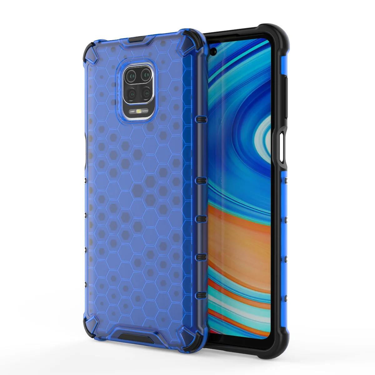 Чехол для Xiaomi Redmi Note 9 9S Прозрачный Прочный Гибридный армированный чехол Pro Max