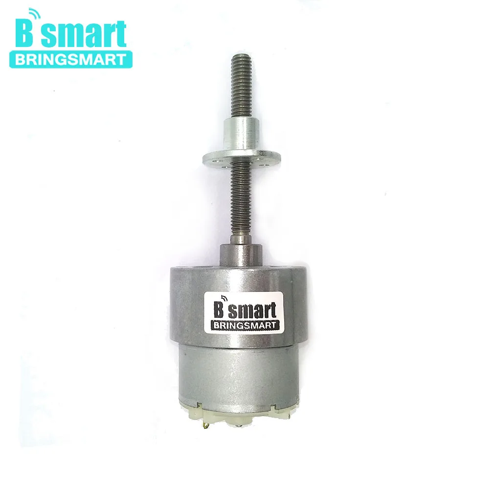 Bringsmart Electirc длинный вал для мотора DC мотор 6V 12 vthread вал для DIY частей JGB37-500 с фланцем