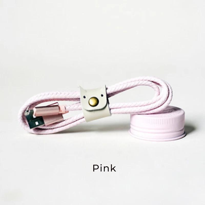 Maoxin usb кабель micro 5pin 9 моделей для зарядки и передачи данных usb кабель для Android с пряжкой и бумажной трубкой - Цвет: Pink
