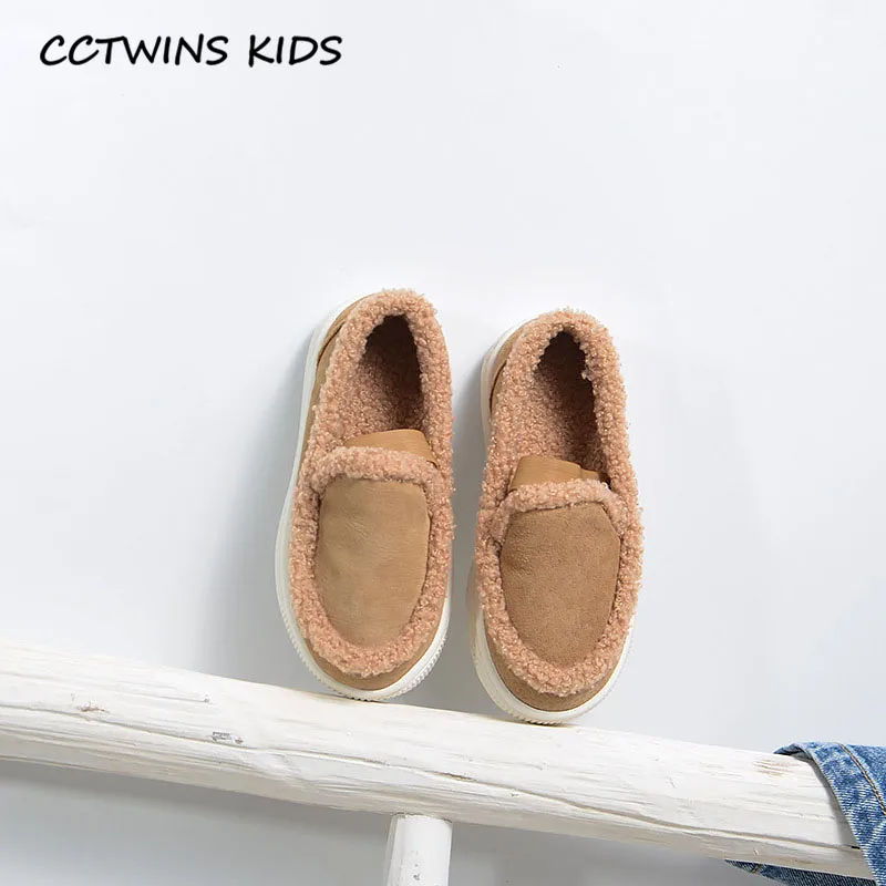 CCTWINS/детская обувь; коллекция года; Сезон Зима; модная детская обувь без шнуровки; брендовые Лоферы для маленьких мальчиков; Теплая обувь черного цвета на плоской подошве для девочек; LM2090