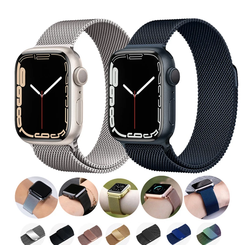 Strap For Apple watch band 45mm 41mm 44mm 40mm 38mm 42mm 44 45 mm ...