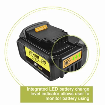 

100% Original 18V Li-ion 6.0/8.0/10.0AH Dcb180 Rechargeable for Dewalt18V Dcb180 Dcb181 XJ Dcb200 Dcb201 Dcb201-2 Dcb204 Battery