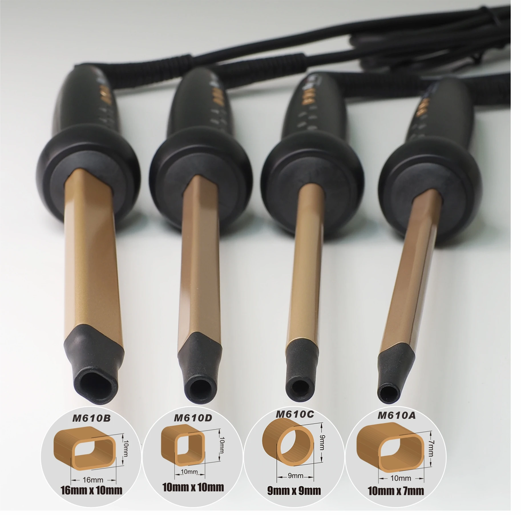 MCH Tight Curls Wand 16mmx10mm Afro Chopstick Curls