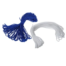 ABZB-100ft 7 нитей 550 выживания бушкрафт Паракорд парашютный шнур Тип III-синий и белый 2 шт