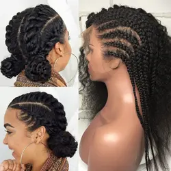 Вьющиеся бесклеевого человеческих волос парики для женский, черный предварительно сорвал 150% плотность бразильский глубокая волна