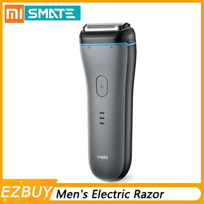 

Xiaomi Electric Shaver SMATE ST - W382 Washable Portable Strong Power Waterproof Men's Electric Razor Dry Wet Raor 3 blades