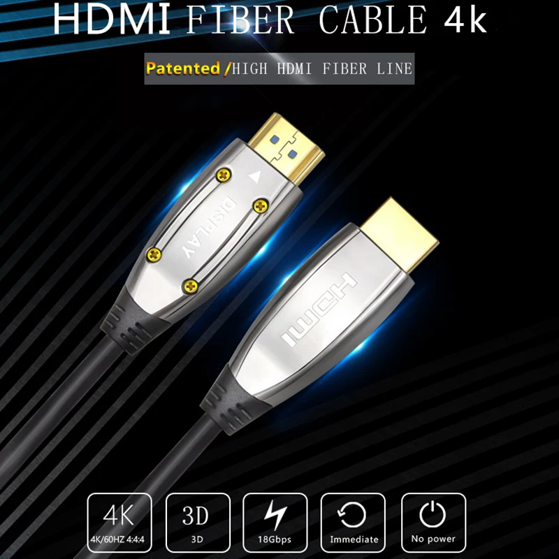 

Optical Fiber Cables HDMI 2.0 48Gbps Ultra High Speed for HD TV LCD Laptop PS3 Projector Computer