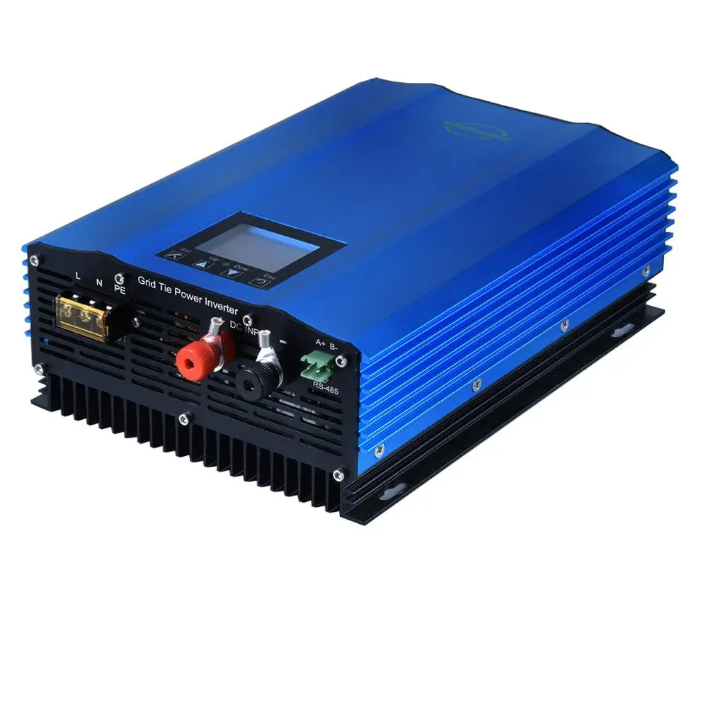 only inverter 1000 Вт разряд батареи авто-лимит MPPT солнечный DC24V 48 в 72 В AC110V 220 в 230 В сетка галстук инвертор с ограничителем датчик инвертирования питания - Цвет: only inverter