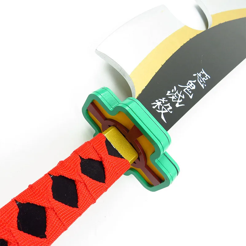 Деревянный Меч Нож Оружие демон убийца аниме Uzui Tengen Coaplay Nihontou самурайский меч