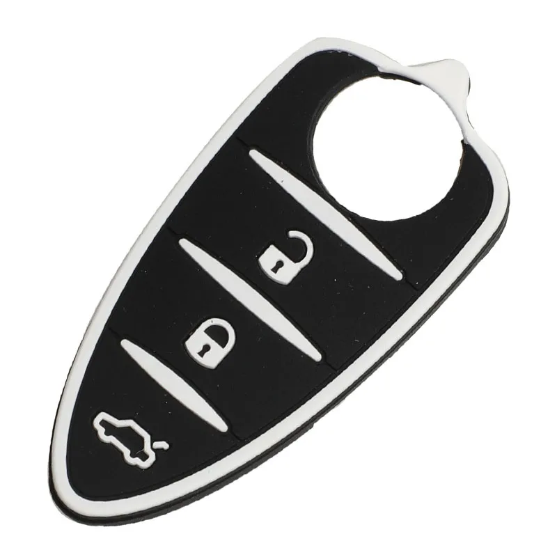 Keyforkess Chiave Dell'automobile Pad per Alfa Romeo Mito 156/159 Giulietta GT 4C Accessori In Gomma Pad Button Shell Chiave A Distanza di Riparazione - He8f5b8acdc7a42d6b222f4af406ea20d5