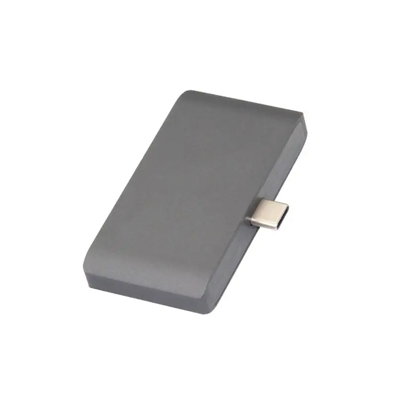 3-в-1 мульти Порты и разъёмы адаптер Тип C до 4K HDMI USB 3,1 3,0 QI Беспроводная зарядка Порты и разъёмы конвертер с USB-C мужского и женского кабеля