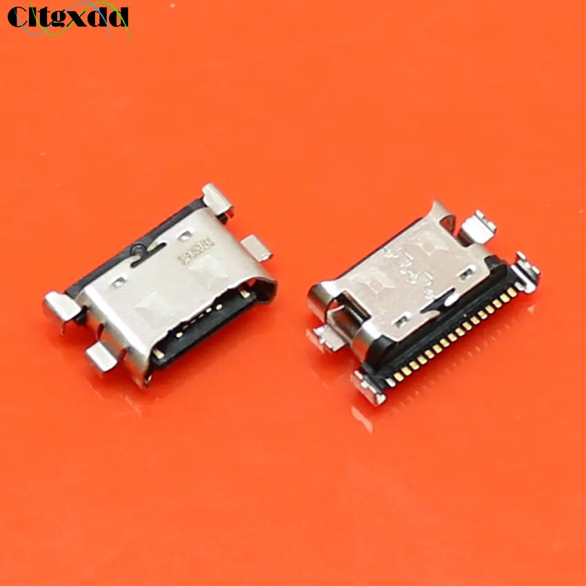 Cltgxdd 10Pcs 마이크로 USB 잭 충전 포트 독 커넥터 소켓 삼성 갤럭시, A70 A60 A50 A40 A30 A20