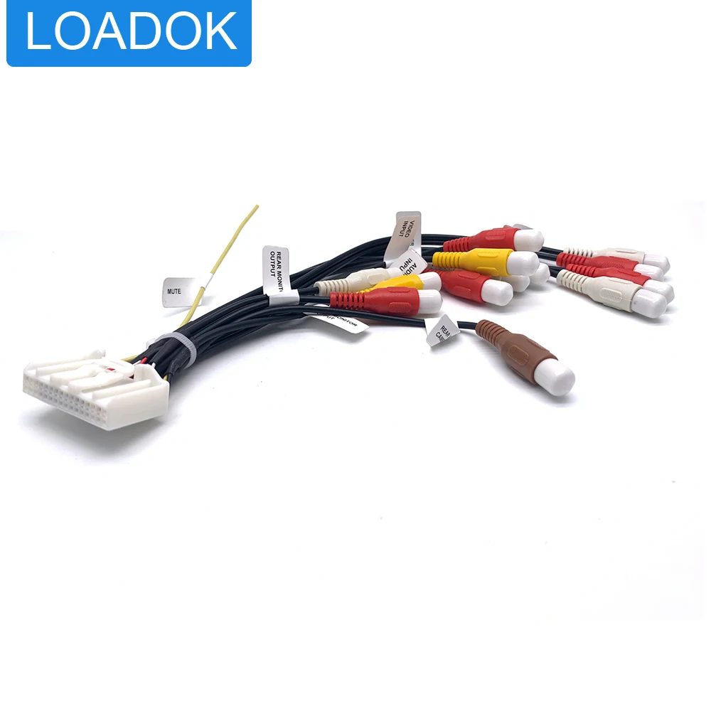 Cavo Adattatore Per Cablaggio Rca Per Autoradio Stereo A 32 Pin Con Aux In Per Pioneer Avic X850Bt Avic X8510Bt X950Bh Z150Bh