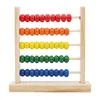 Mini Wooden Abacus Children Early Math Learning Toy Numbers Counting Calculating Beads Abacus Montessori Educational Toy 1