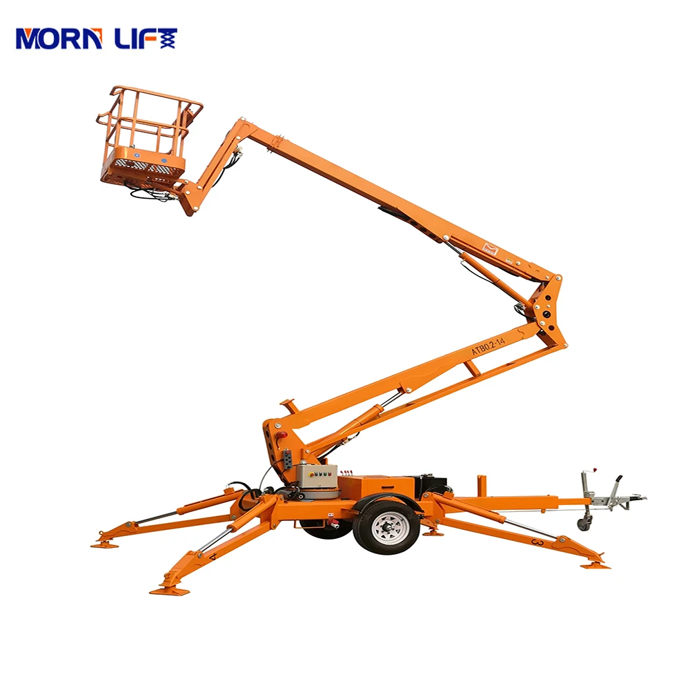 

14m Hydraulic Electric Boom Lift for Maintenance Hot Sale