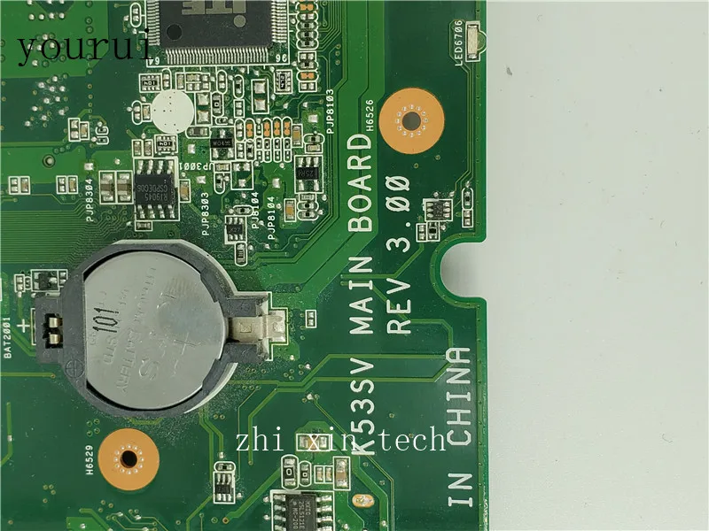 Quatro Sourare Placa Mãe para Asus K53sv K53sc Laptopmotherboard Rev 3.0 Ddr3 Teste Completo de Alta Qualidade Placa-mãe para notebook - Imagem 3